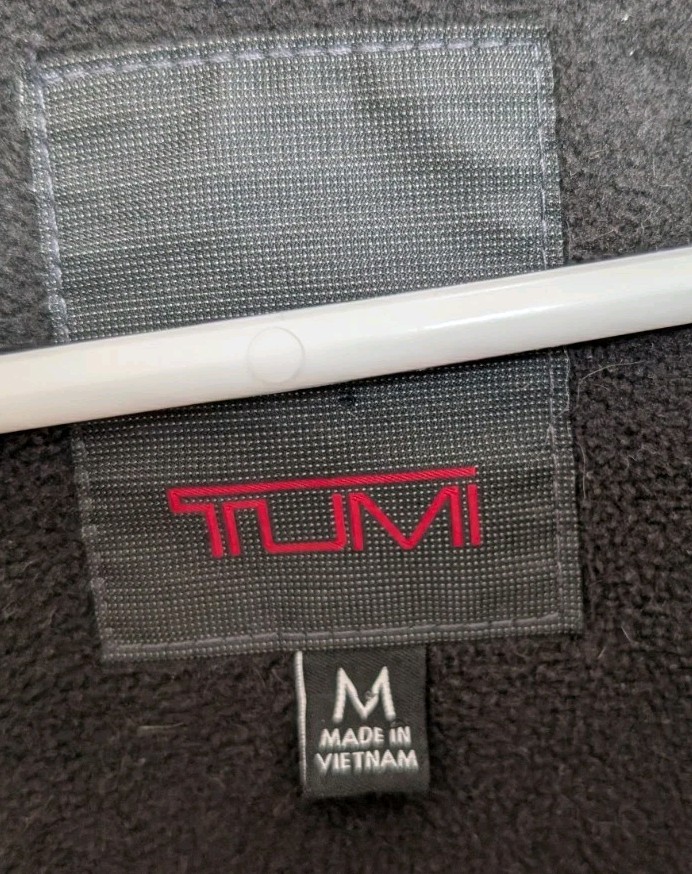 Tumi Tech Jacket Full Zip Softshell Fleece Lined … - image 8