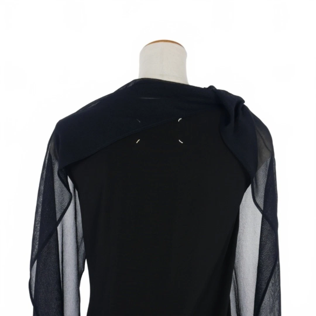 Abito smanicato a strati Maison Margiela 11SS 2WAY 36 nero S31CT0441 usato