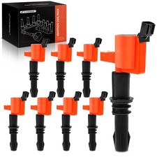 A-premium 8x Red Ignition Coil For Ford F-150 Explorer Mustang Lincoln Navigator