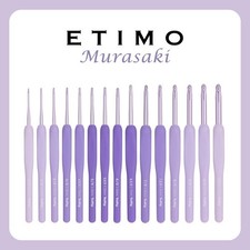 Tulip ETIMO Murasaki Yarn Crochet Hook 14 Size Options
