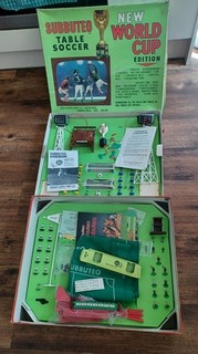 Subbuteo World Cup Edition Big Boxed Set Floodlights Etc
