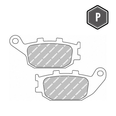 Ferodo Platinum Eco Bremsbelag hinten FDB754EFP passend für Suzuki SV 1000 (WVBX) 03-2005