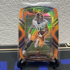 2020 Panini Select - Club Level Chase Claypool #270 Orange Prizm Die-Cut (RC)