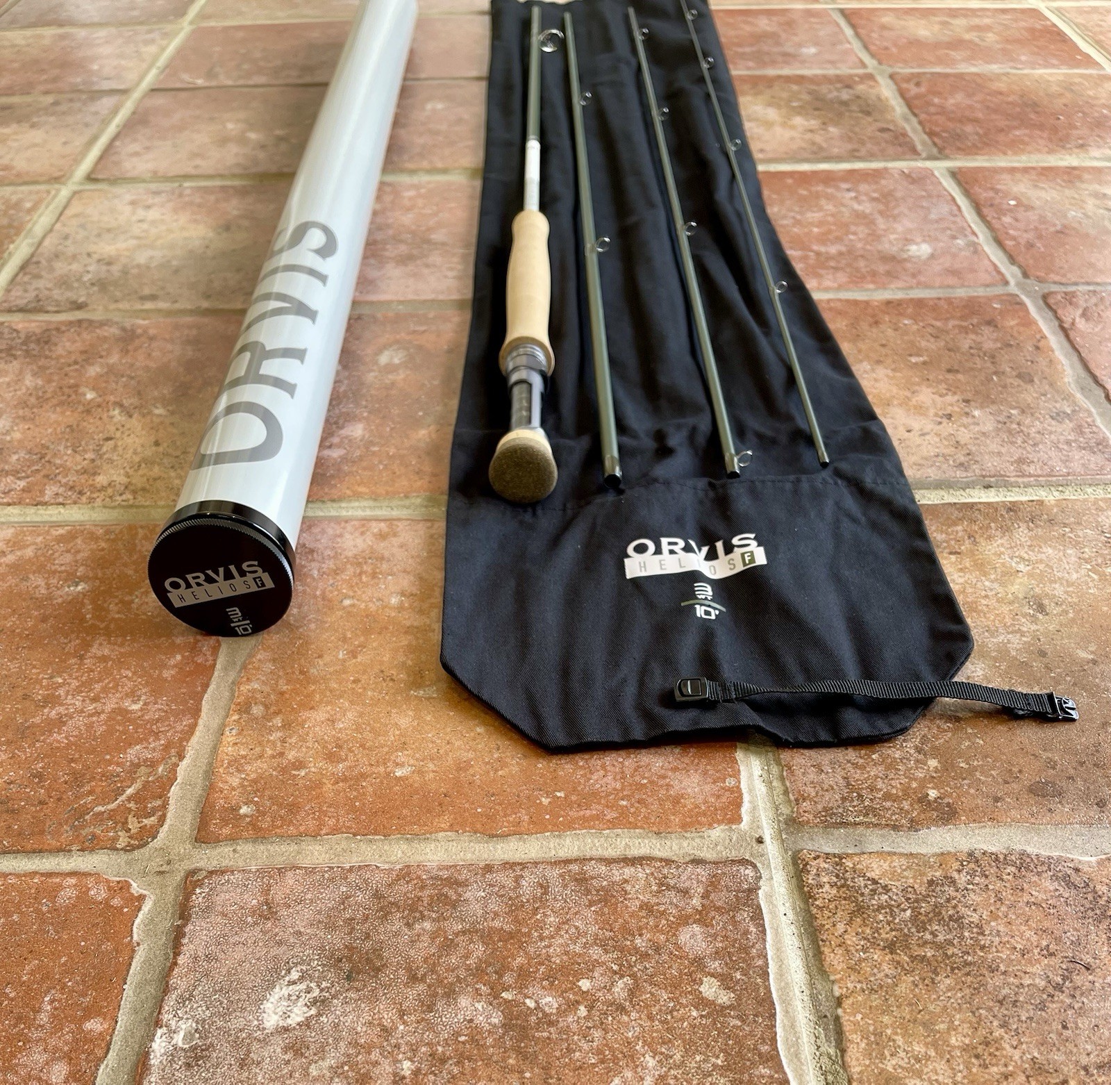 Orvis Helios F Fly Rod 8ft 6inch wt 4, Latest Model Excellent Used For One Event