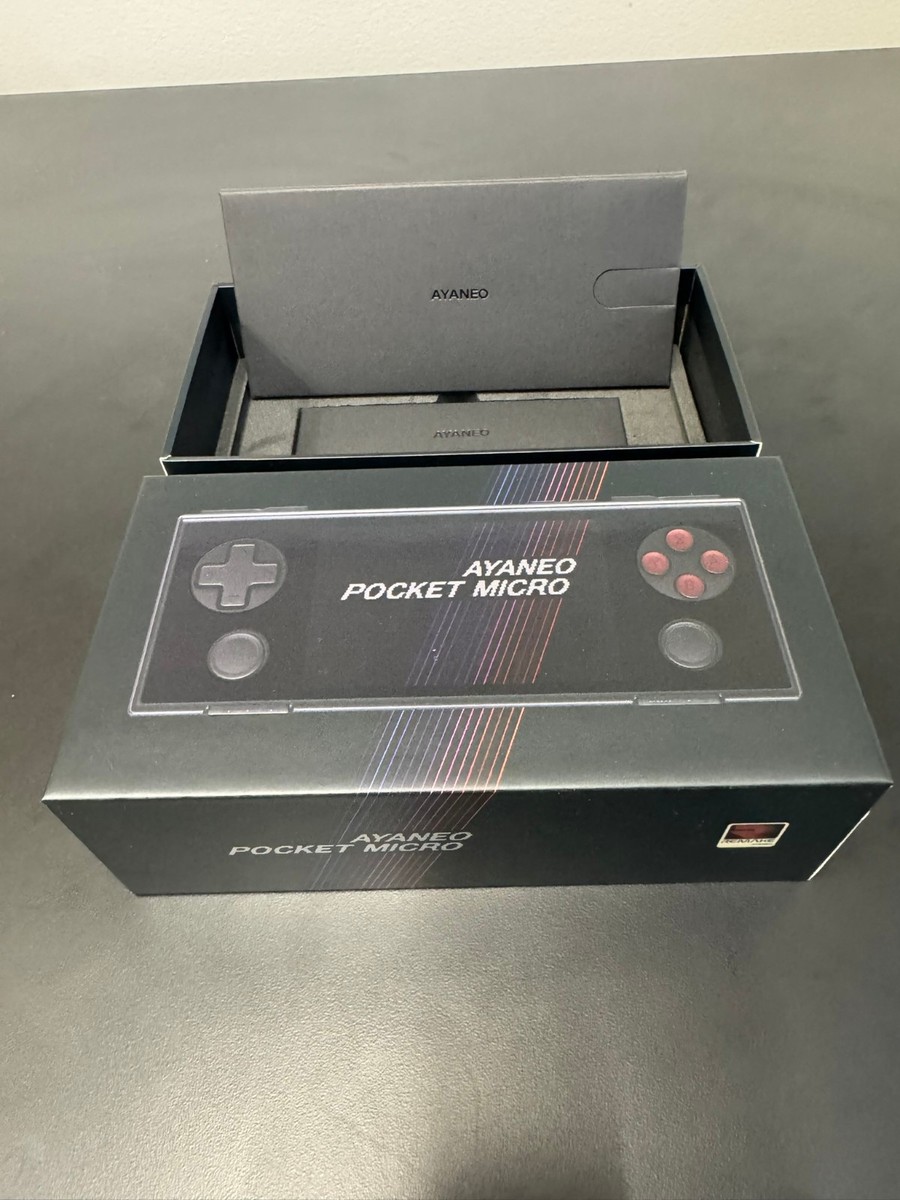 AYANEO POCKET MICRO 8GB RAM - 256GB - BLACK | Original box