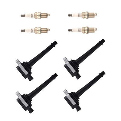 Ignition Coil & Spark Plug Bundle 4x fit for Nissan Sentra 2.0L 07 08 09