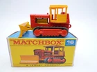 VINTAGE MATCHBOX LESNEY No.16d CASE BULLDOZER TRACTOR IN ORIGINAL BOX 1969
