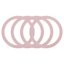 4Pcs Magnetic Adapter Ring, Magnetic Wireless Charger Conversion Kit, Rose Gold
