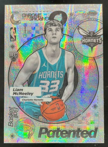 2025 Topps Chrome Liam McNeeley Base (RAW)