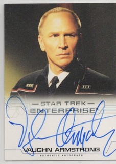 Star Trek Enterprise Season 4 Vaughn Armstrong Autograph Card