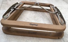 A VINTAGE DUNLOP WOODEN RACKET PRESS USED TO STOP TENNIS RACKETS WARPING 1960&rsquo;s