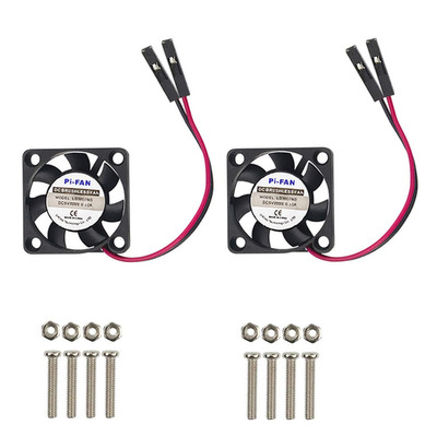 Iuniker Raspberry Pi 4 Cooling Fan - 30X30X7Mm Brushless CPU Fan for Pi 4, 3, 2,