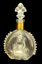Baccarat Crystal Remy Martin Louis XIII Cognac Empty Bottle Decanter & Stopper