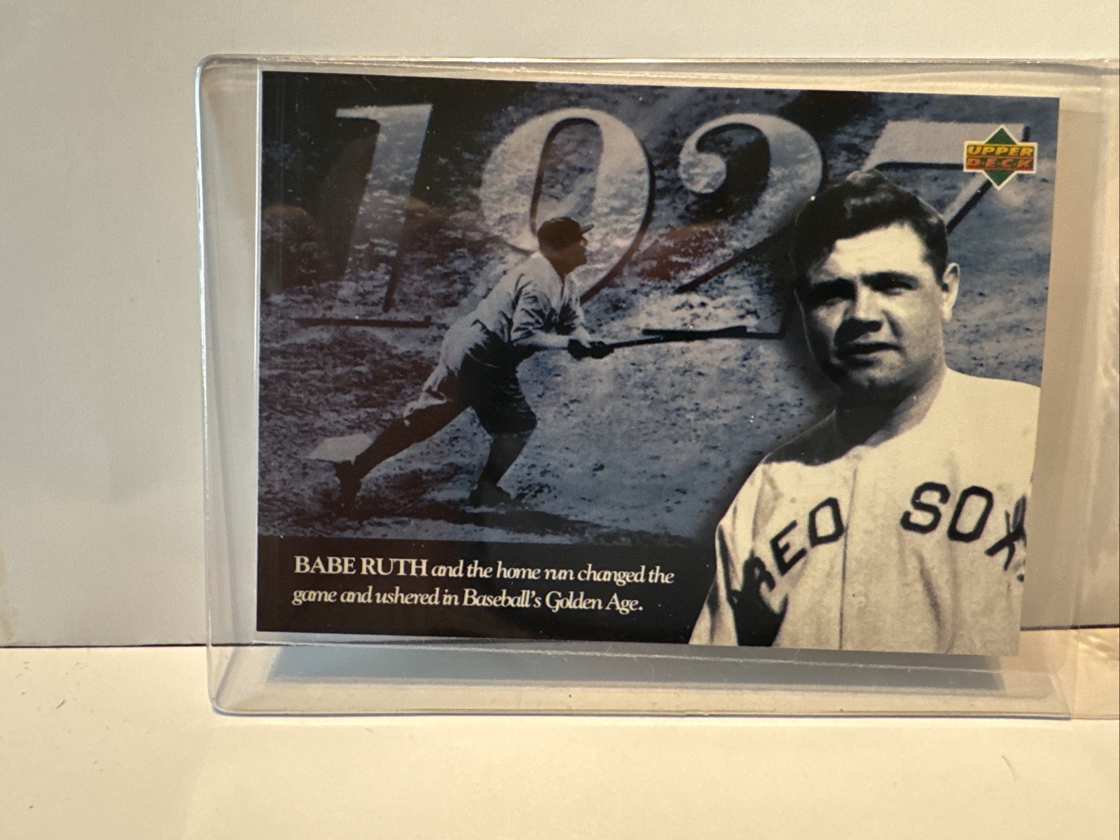BABE RUTH 1994 UPPER DECK ALL TIME HEROES 125TH ANNIVERSARY 1927 CARD #110 HOF