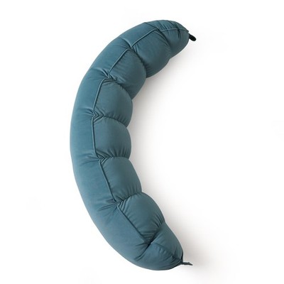 Body Pillow 59 Long Round Bolster Lumbar Support Slate Blue Ailuteie PeallowPat.