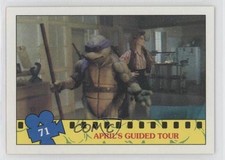 1990 Topps Teenage Mutant Ninja Turtles Movie April's Guided Tour #71 0f6