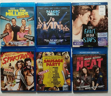 6 Blu Ray Comedy Millers Magic Mike Fault in our Stars Spartans Sausage Heat
