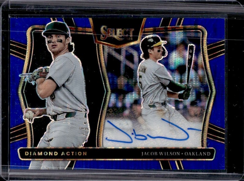 2025 Select Jacob Wilson Diamond Action Signatures Blue Pulsar RC Auto #DAS-JW