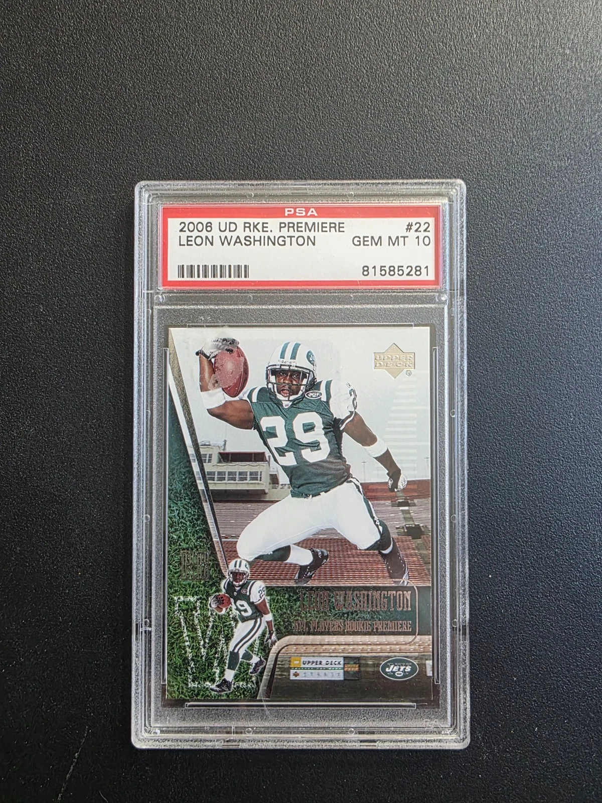 Leon Washington Upper Deck Rookie Premiere #22 Base