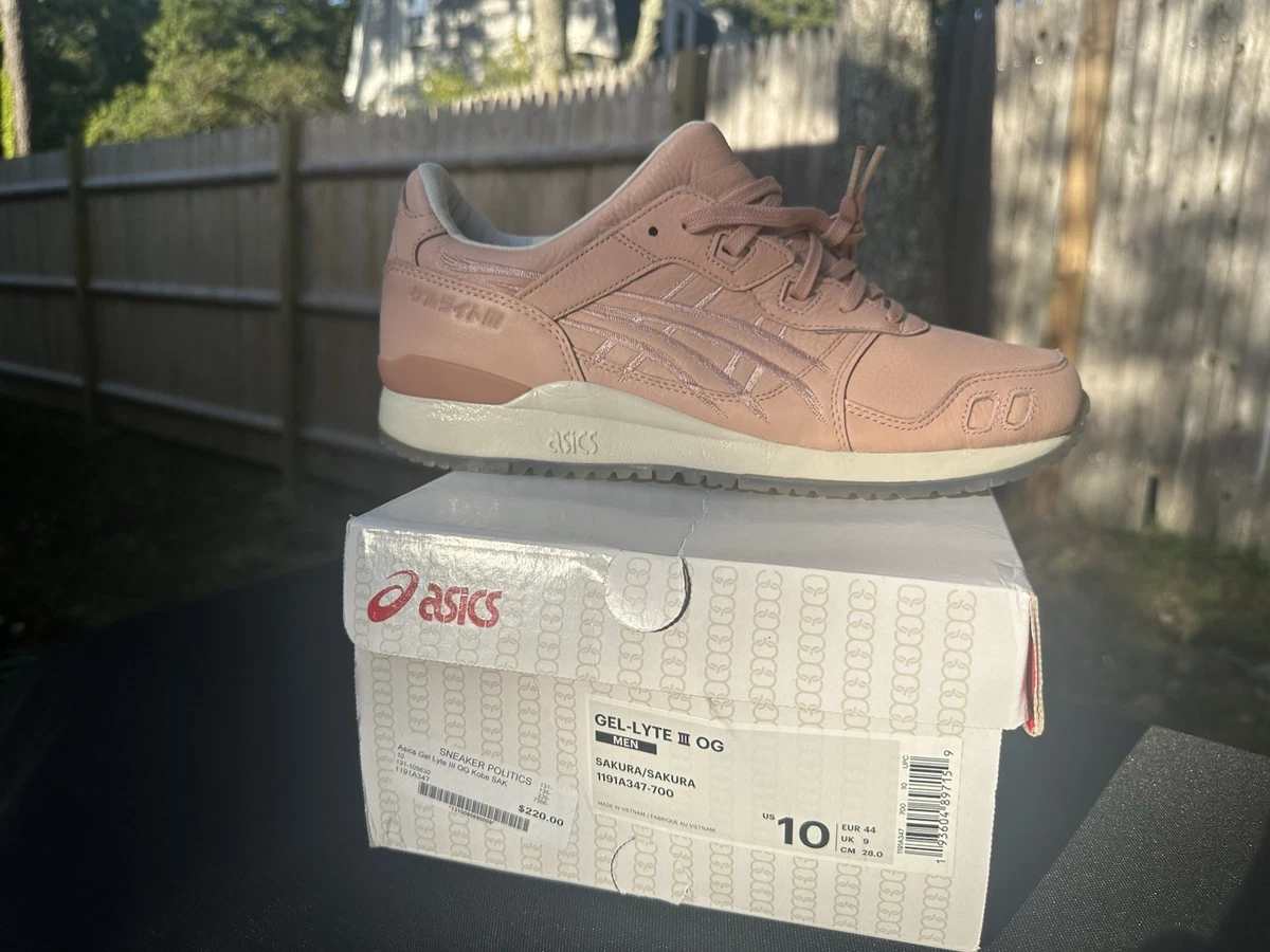 Asics Gel Lyte 3 III OG (Sakura) Kobe Beef [1191A347-700] Leather Mens SZ 9.5 ASICS GEL-Lyte III  main image 4