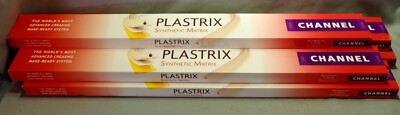 Lot Of 5 Channel Plastrix Synthetic Matrix 0.5 MM × 1.5 MM