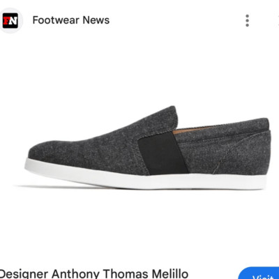 ATM Anthony Tomas Melillo slip shoes with rubber soleon  display picture 3