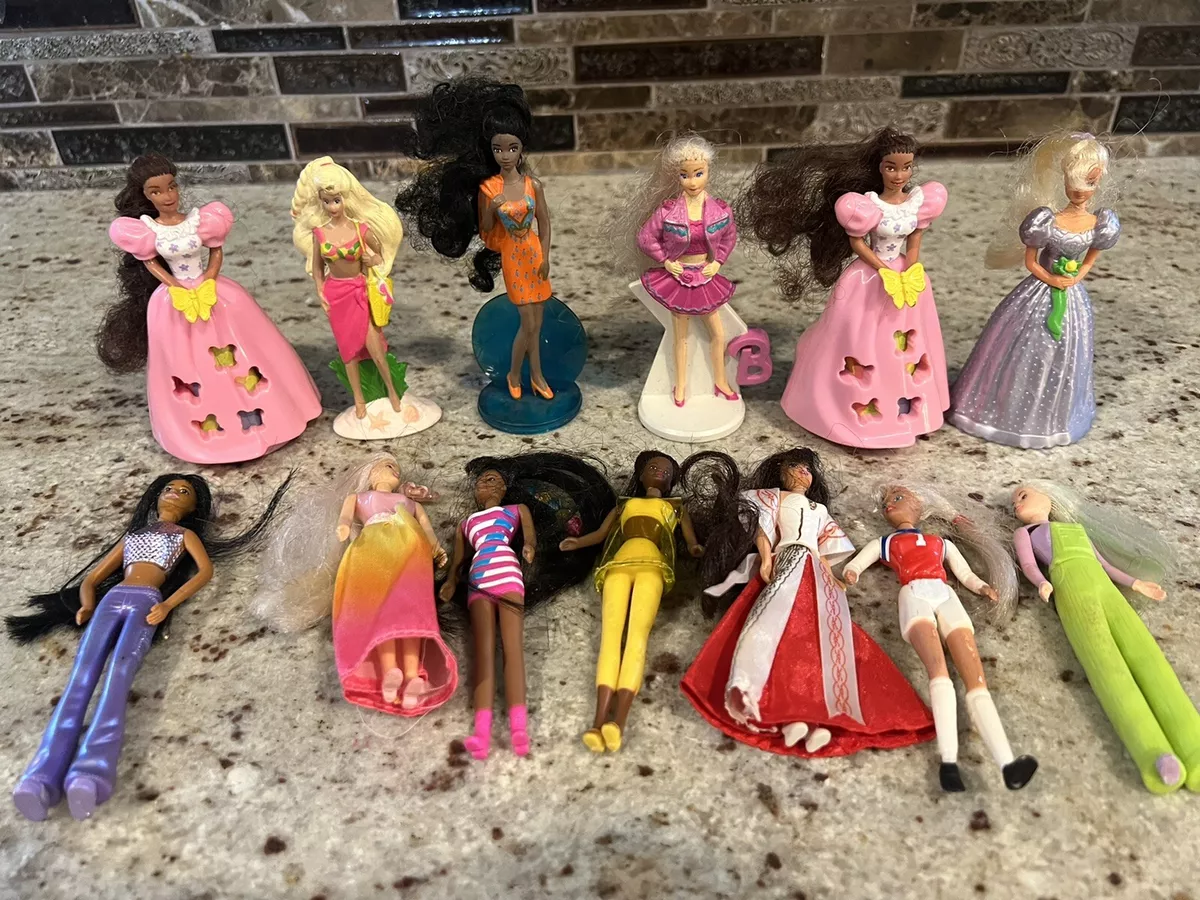 Vintage Barbie Mini Dolls McDonalds Figures Lot