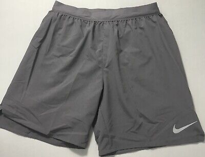 Brief Lined Running Shorts AT4014 Gray 