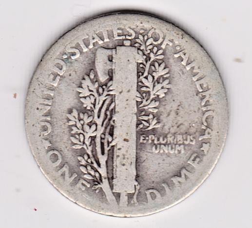 1928 MERCURY DIME in GOOD condition ~ PLEASE SEE THE SCAN stk z-10