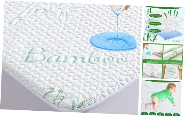 Mattress Protector, Breathable Bamboo Queen Clover-Viscose Made from Bamboo-image