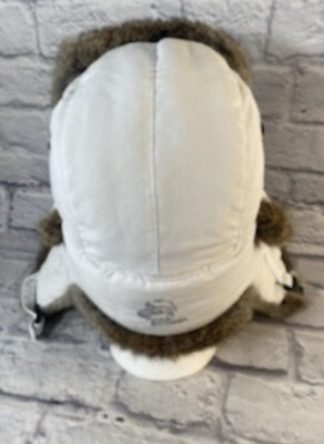 Mad Bomber White rabbit Fur-Lined Trapper Hat RealTree AP Snow Canvas Bomber with White Rabbit Fur: The  main image 4