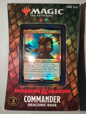 Wizards of the Coast Magic the Gathering Dungeons and Dragons Commander Deck Dra | eBay Wizards of the Coast Magic the Gathering Dungeons and Dragons Commander Deck Dra | eBay