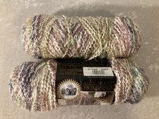 Lion Brand Homespun Yarn Lot of 2 Tudor 315 Multicolor 6 oz 185 yds/ea Made USA
