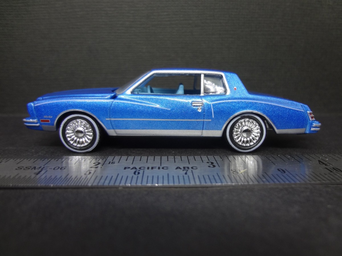 Johnny Lightning 1980 Chevy Monte Carlo bright blue Loose 1:64 | eBay