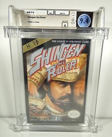 Shingen the Ruler New Nintendo NES Factory Sealed WATA Grade 9.4 A Mint Rare
