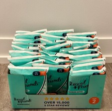 25 Pks Rascal  Friends 2 Pack Disposable Baby Diapers Size 2 9 To 18 Pounds 