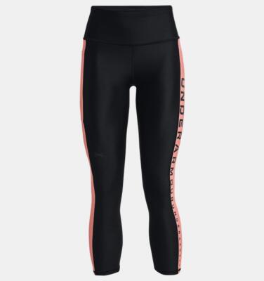 Pink And Black Under Armour Leggings Under Armour Women's HeatGear