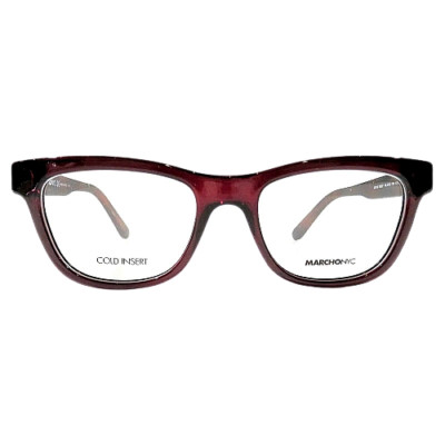 MARCHON NYC Eyeglasses Little Italy Palazzo 604 Burgundy Optical Frame 51-18-140