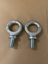 2 x Lifting Eye Bolt Galvanised Metric Thread  M18  1 Ton
