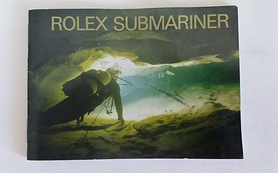 ROLEX SUBMARINER 16610 16800 116610 Genuine Booklet 594.54 Manual Brochure 2002 