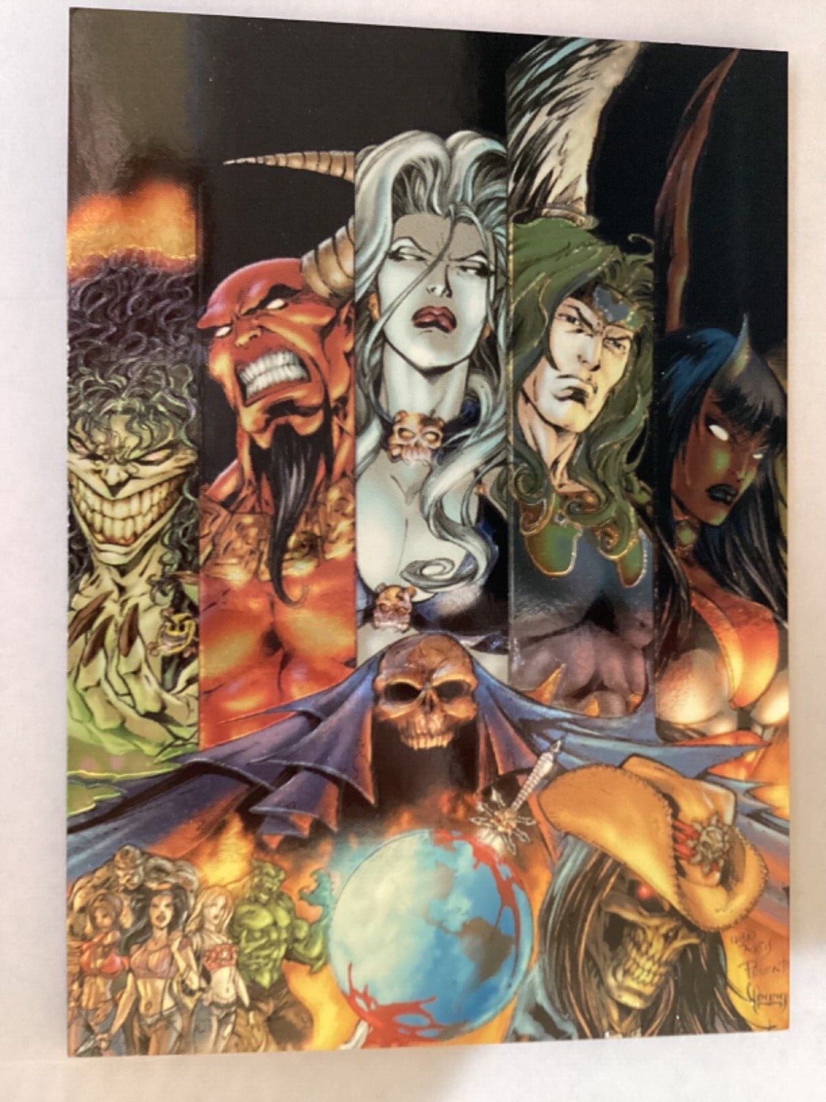 1999 Lady Death Night Gallery Metal Tex Trading cards - you pick the card - Picture 33 of 51