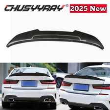 For BMW E90 Rear Spoiler 3 Series 328i 335i 2009 Trunk Wing Carbon Fiber Style