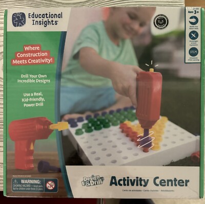 Educational Insights Design & Drill Activity Center STEM Learning, NEW Sealed