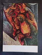 postcard art Umberto Boccioni composizione umana rare vtg painting unposted
