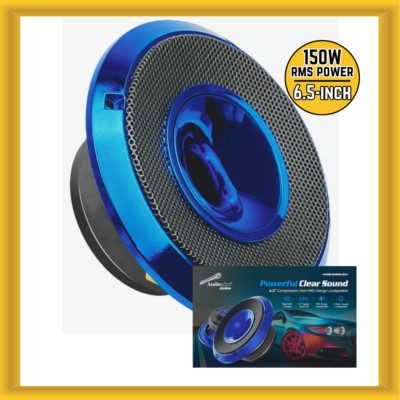 Audiopipe APMB-628GH-BLU 6.5'' Compression Horn Mid-Range Car Loudspeaker