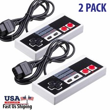 2 Pack Controller For NES-004 Original Nintendo NES Vintage Console Wired Gamepd