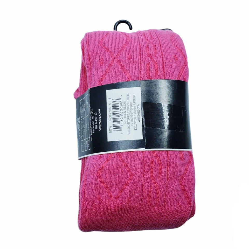 Medias de algodón pesadas George para niña talla 12-14 rosa NUEVAS Foto 2 de 4