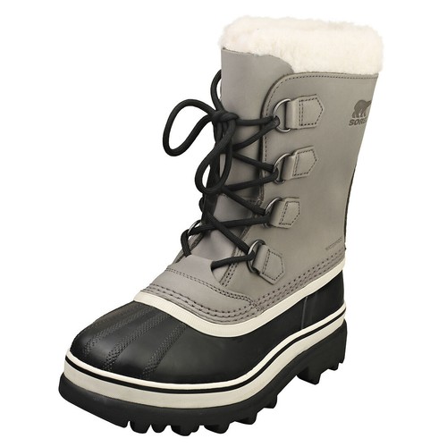 SOREL Caribou Waterproof Womens Stone Ankle Boots - 6 US