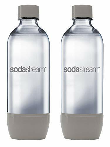 Soda Stream Plastic Carbonating Bottles 1 L Grey Pack of 2 New - Picture 1 of 5