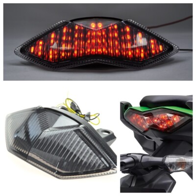 Fit KAWASAKI 2011-2016 ZX1000 Z1000; LED Brake Rear Lamp TailLight + Turn signal